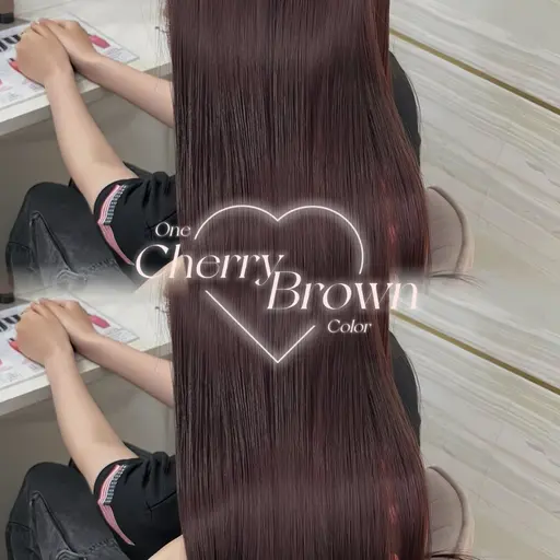 【秋におすすめ 平日限定】🍒艶感ボルドーカラー💌➕1stepトリートメント付き🌹‎【熊谷】