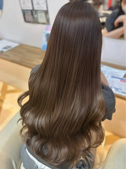 🎨🤎ブラウン系ワンカラー➕1stepトリートメント🧸🎨 暗めでも透明感たっぷり♡重たく見えない艶ブラウン🥨🤎