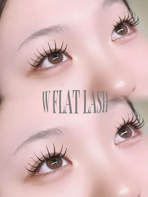【目元撮影、練習モデル】ダブルフラットラッシュ100束