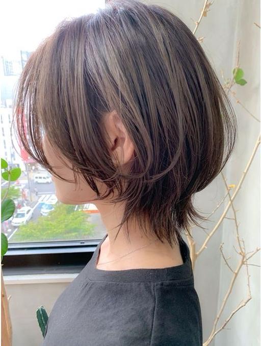 ウルフカットモデル