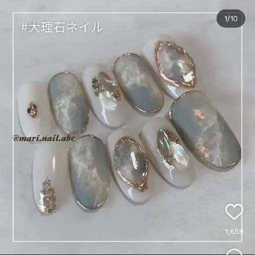 6/1（月）【12:00～⚠オフなし】ハンド🌸指定画像アートコース※補強・長さ出し不可