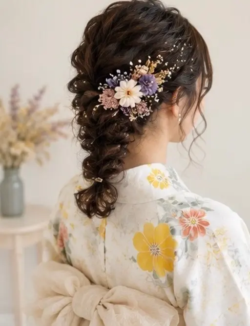 【8/1限定】　✨早い者勝ち✨　花火大会ヘアセット🎆👘　残り2枠‼️11:30​〜​,13:00​〜​