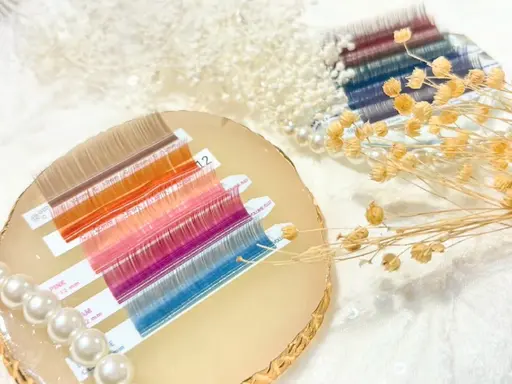 カラー変更OK🌈写真モデル📸フラットラッシュ120本🌈※リピーター+550円