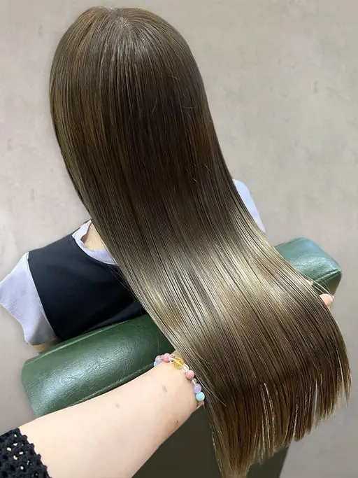 【ダメージにお悩みの方必見❗️ 髪質改善カラー💜🫶➕トリートメント✨】