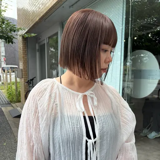 当日予約限定❕似合わせカット+透明感カラー+トリートメント🍒✨