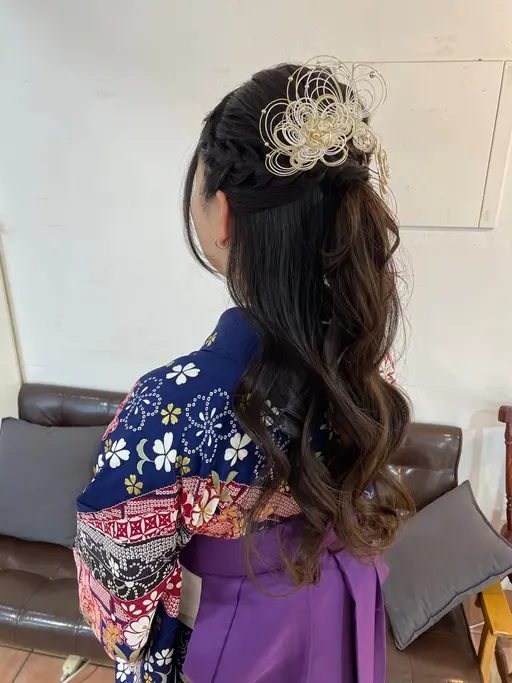 卒業式🏫 着付け+ヘアセット