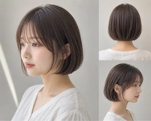 ✨人気No.1✨似合わせカット＋透明感カラー＋1stepトリートメント🫧 ¥7000