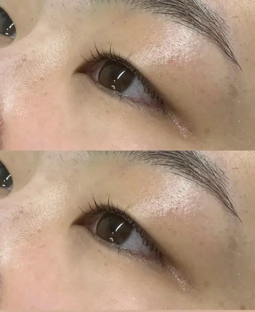 メンズまつげパーマ立ち上げデザインも可能です。