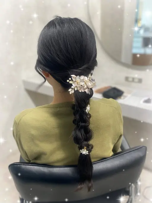 🎀編み下ろし・シニヨン・ハーフアップ🎀 【 ヘアセット専用メニュー 】