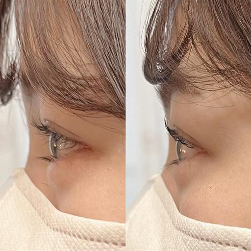 【ミニモ学割U24】上まつげパーマ練習/写真モデル《持続力UPトリートメント/仕上げ美容液付》詳細確認、高校生不可
