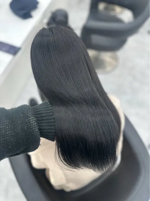 【期間限定🩶】似合わせカット➕縮毛矯正➕炭酸spa➕髪質改善トリートメント ‧⁺ ⊹˚.
