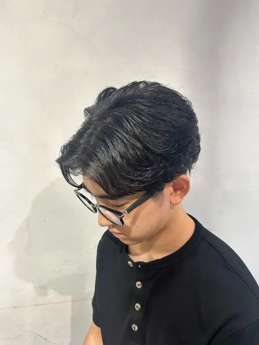 メンズカット+パーマ+トリートメント
