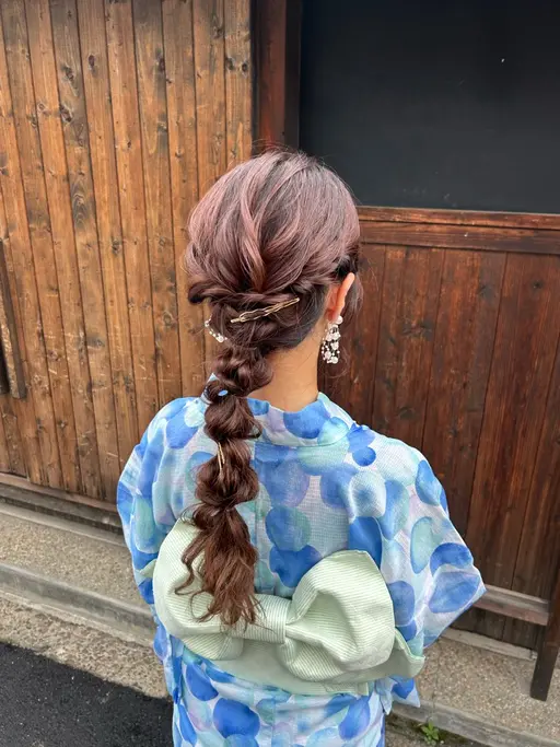 🌻浴衣着付け&ヘアセット🍉夏限定セットクーポン🌟夏祭り、花火大会に✨