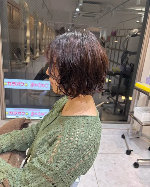 2名のみ🎀レディース‼️ショートカット➕パーマ（2時間​〜​2.5時間）