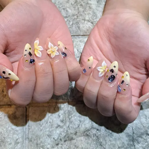 【ジェル】【オフあり🌺オフ代込み】やり放題 ︎🌟持ち込み可