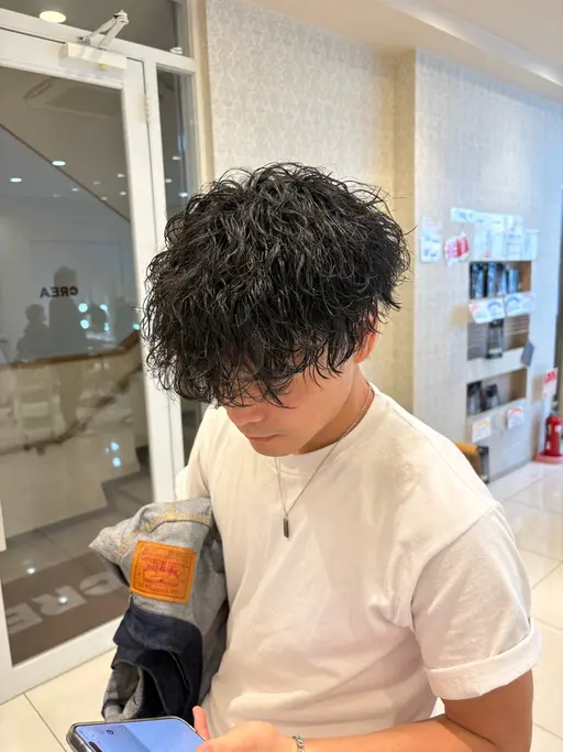鮎まつり🎆👘メンズ限定　ヘアセット　　アイロンWax仕上げ✨