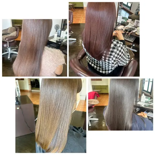 💙艶髪×髪質改善💙髪質改善カラー➕トリートメント（煌水込み）✂️カット✂️