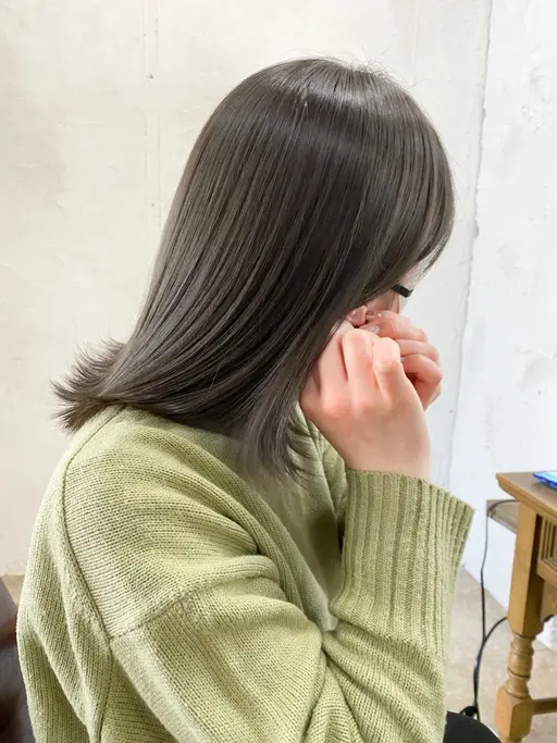 平日限定◎似合わせ小顔カット+透明感カラー+TOKIO無料🤍超音波ケアで乾燥知らずの艶髪へ✨極上髪質改善が¥11800