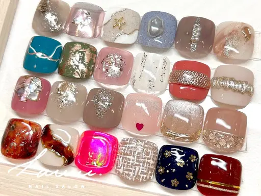 💓フットネイル💓（親指だけアート）オフ込み