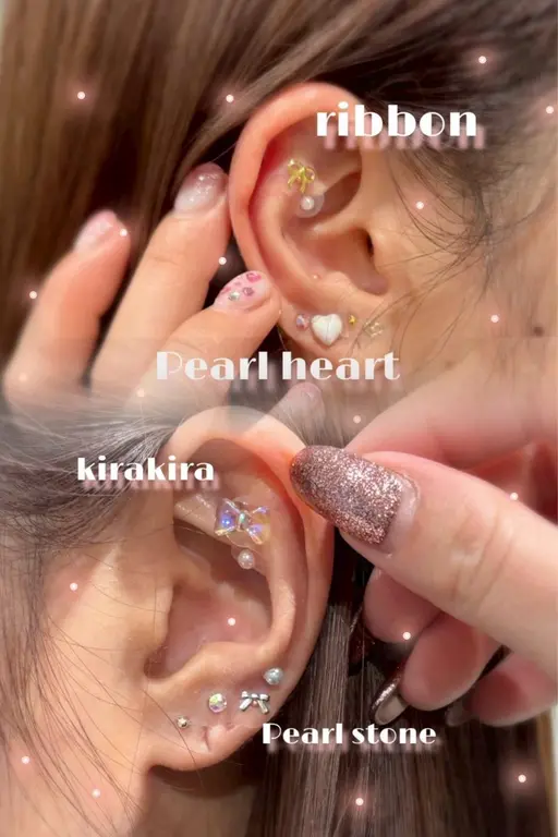 耳つぼジュエリー⟡.·*.💍 💟《パーツ付け放題※最大20個まで》