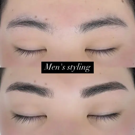 メンズアイブロウスタイリング🪐wax脱毛/眉カット
