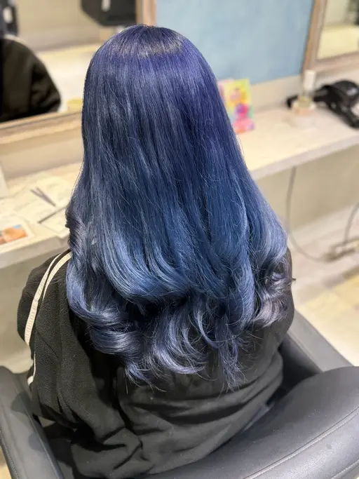 🦋【ブルー系】ブリーチリタッチ➕ワンカラー➕1STEPトリートメント🦋