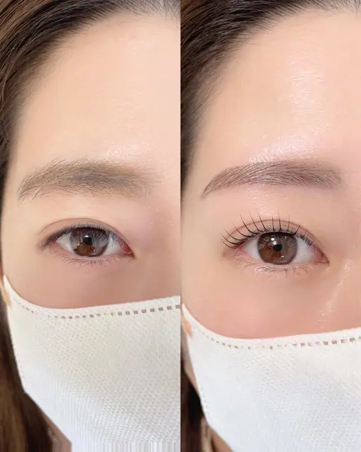 まつげパーマ+眉スタイリング