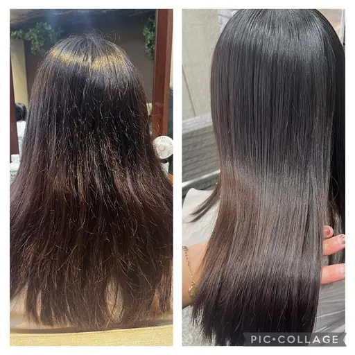 💎✨カット×カラー×縮毛矯正×トステア(髪質改善)×中間処理剤(髪の保護、保湿)×うるツヤトリートメント✨💎