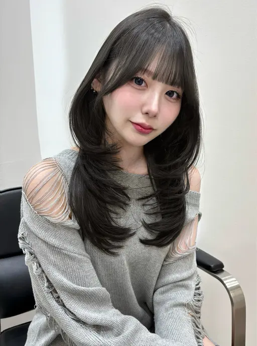 🌫 人気𝑁𝑜.1 【赤みが気になる方へ➡️】透明感カラー+似合わせカット+髪質改善5step TR💎