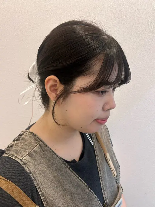 《小顔効果✨✨》 前髪カット➕後毛、もみあげカットモデル✂️