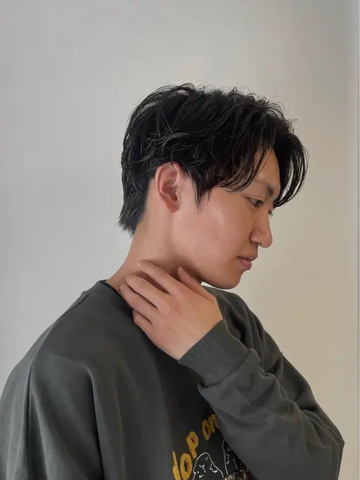 🌀men's【ニュアンスパーマ】内部補修トリートメント付き
