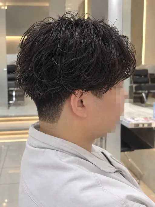 🥇【人気No.1】韓国風🇰🇷メンズカット+フェザーorニュアンスパーマ ¥6,600