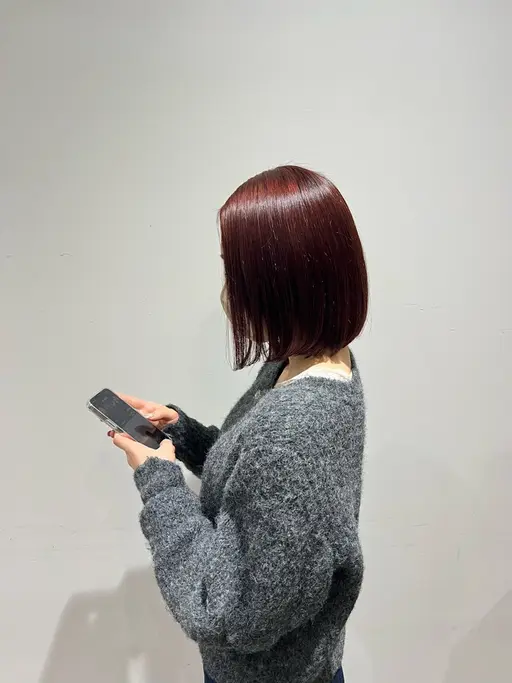 1日1名様ミニモ限定《人気menu🤍》ヘアカラー+超音波トリートメント⸜🌷⸝¥14410→¥7700