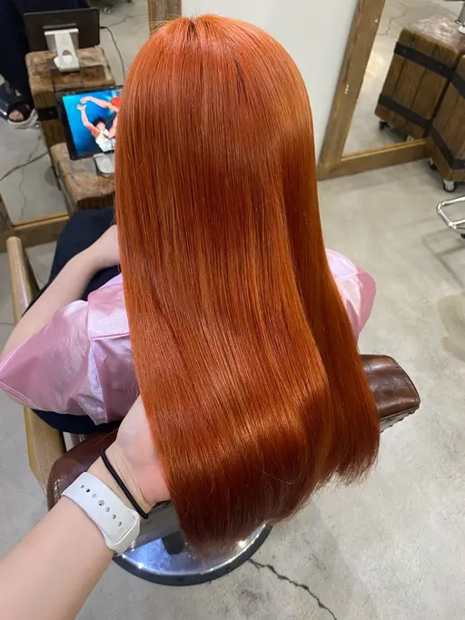 ♡ ブリーチオンカラー➕バイカルテ ♡  毛髪再生トリートメント付きのブリーチありのカラーです!!