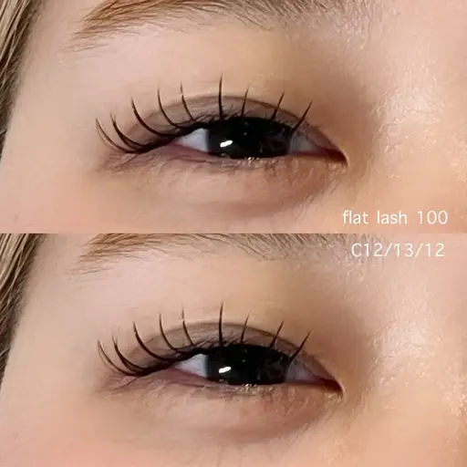 フラットラッシュ100本✳︎コーティング付(オフ無しの方限定)