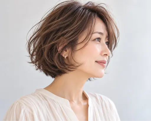 【韓国コテ巻き風ボブパーマモデル】⚠️ご予約後営業後の時間に調整して頂ける方限定⚠️日本一のコテ巻き風パーマ🇰🇷