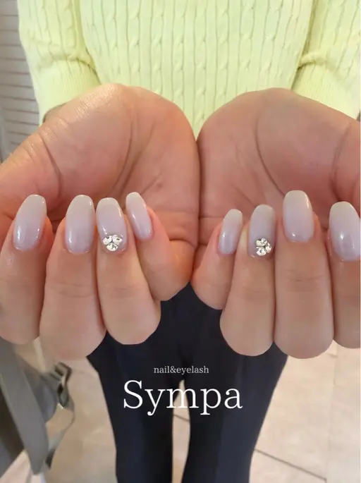 オフありワンカラーorラメグラ💅🏻