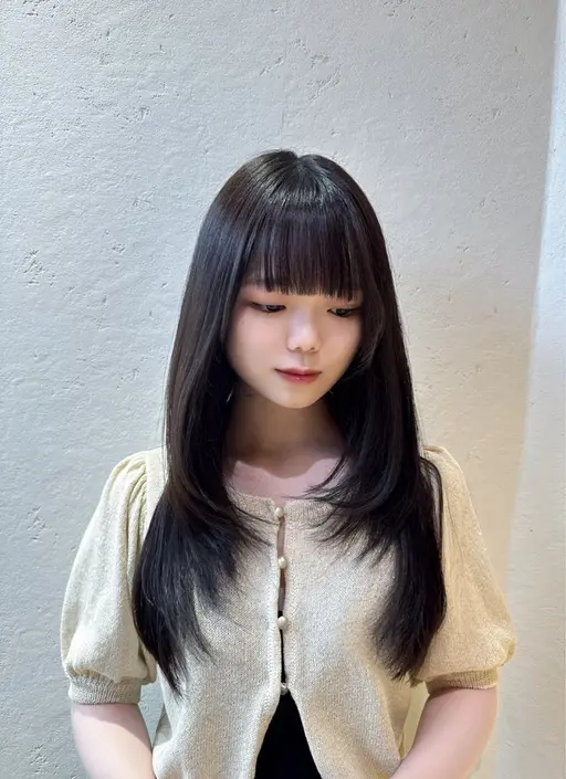 ✨🖤艶暗髪カラー+プレミアム3stepトリートメント🖤✨