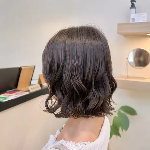 カット✂️+ボブパーマ☁️