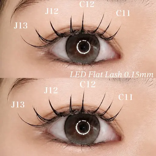 【モデル募集🌟】LEDフラットラッシュ80本👀🩷