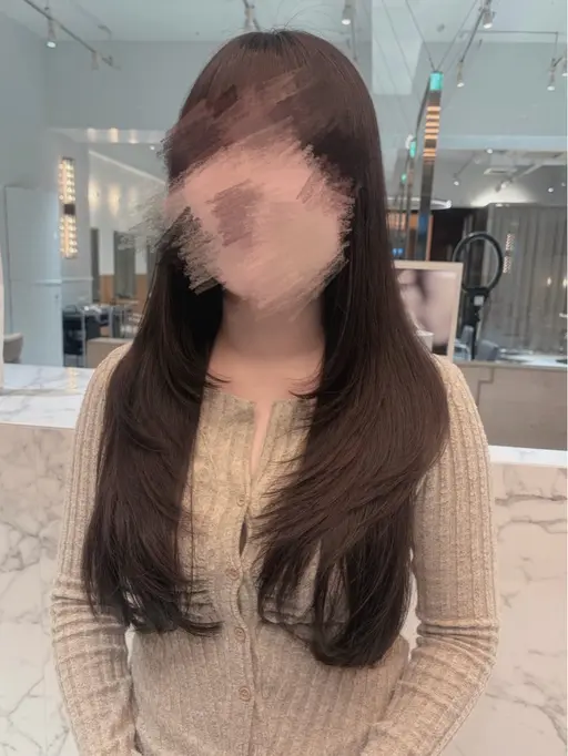 ꪔ̤̮レイヤーカット&ワンカラー&2stepトリートメント【髪をケアしながらカラーもカットも可愛く似合わせます‪✂︎‬】