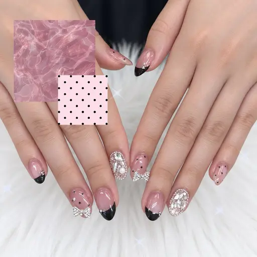 オフ有りハンド💅🏻持ち込みOKやり放題コース✨10300→6600円【大宮／パラジェル／長さだし／フィルイン】