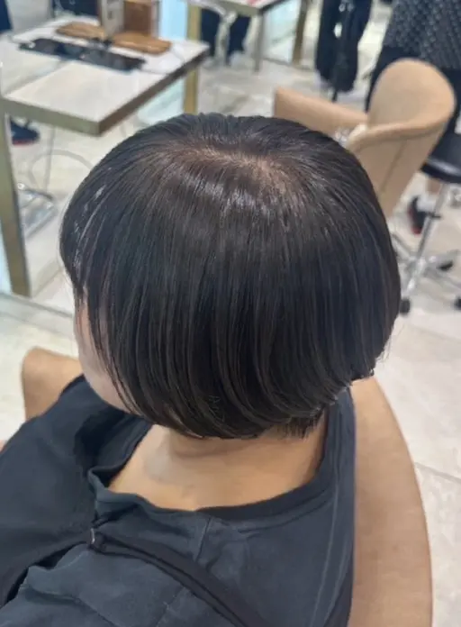 〘20時~限定〙ショートヘア限定🍀グレイリタッチカラー(ブロー付き)