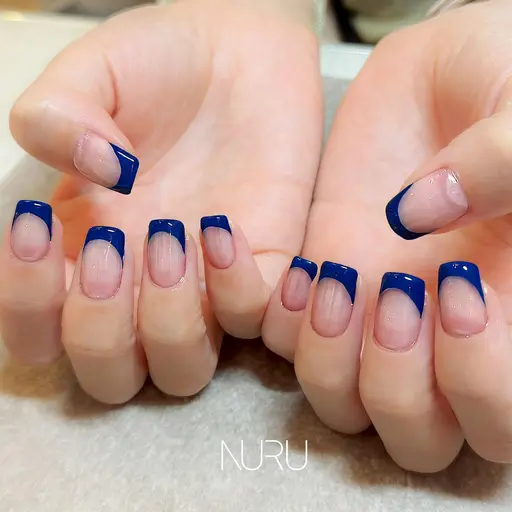 【ハンド】クリアベースのフレンチネイル（ご新規様オフありは+330円）：1500円