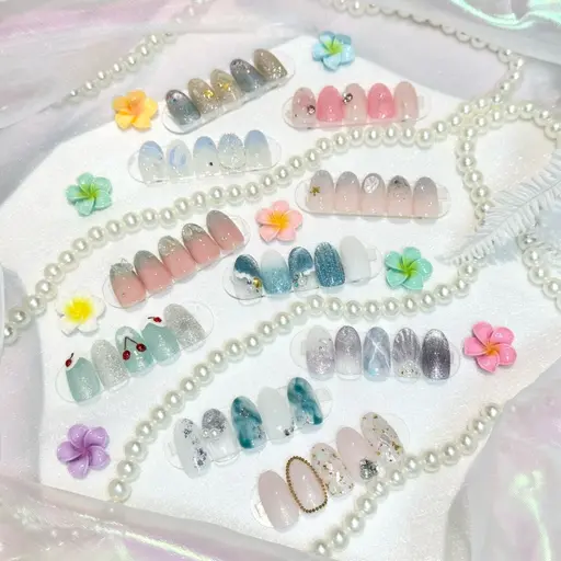 オフなし⭐️ 【期間限定】夏限定ネイル🌻🩵
