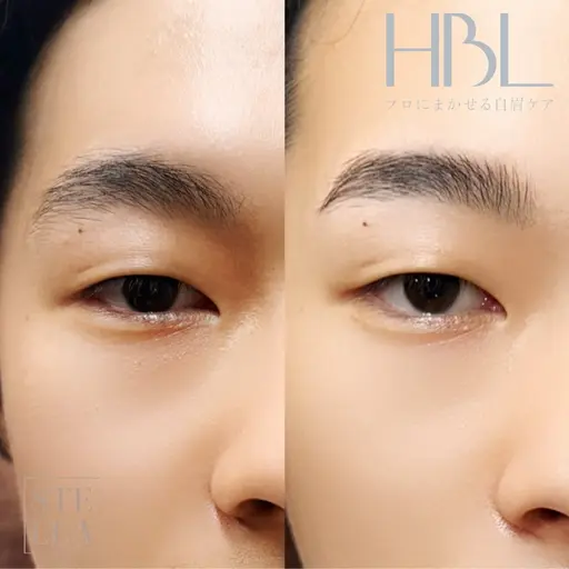 【話題のHBL♪】毛流れ整う💚立体感のある自然な仕上がり✨垢抜け眉毛🥰女性も男性も🙆‍♀️