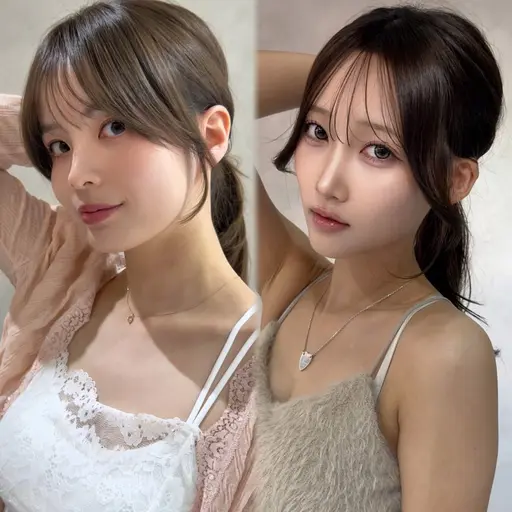 盛れる顔周りカット
