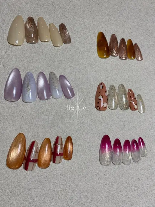 秋のキャンペーン🍂4本デザイン定額ニュアンスコース(オフあり)