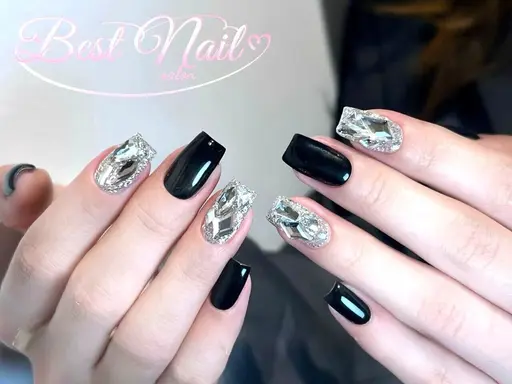 韓国っぽモードnail🖤