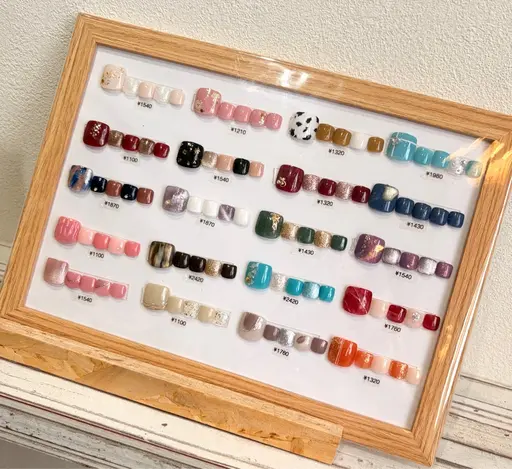 【オフなしフット🦶】5月来店限定メニュー❗️フットネイル✨サンプルアート
